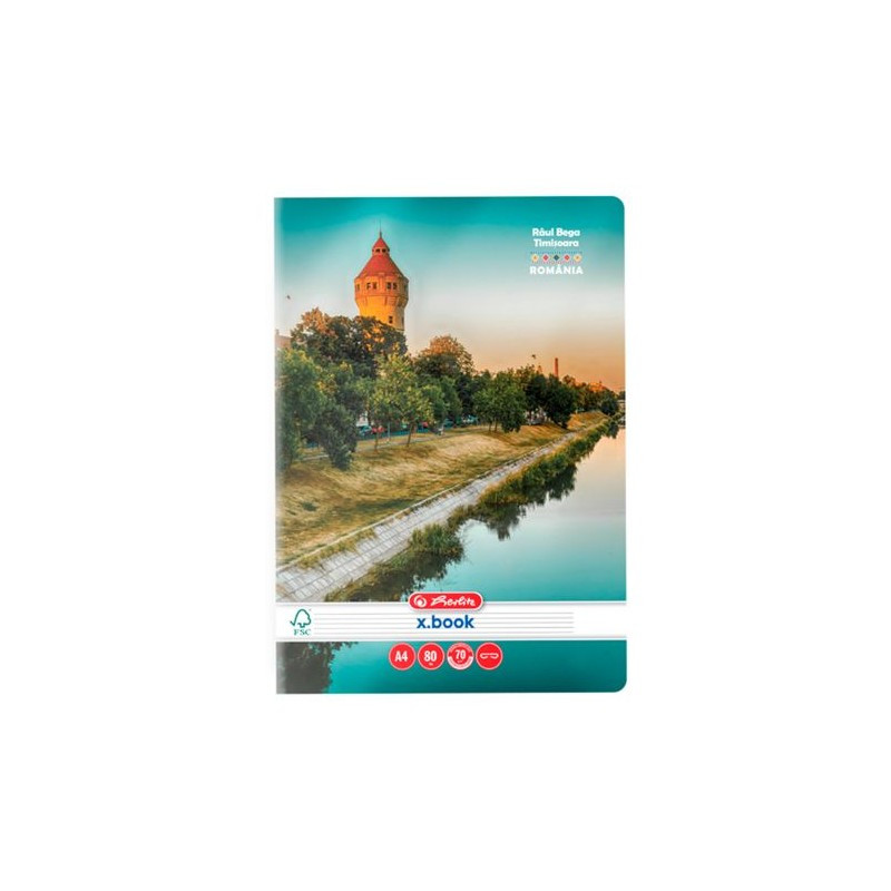 Caiet Herlitz A4 dictando 80 file Romania